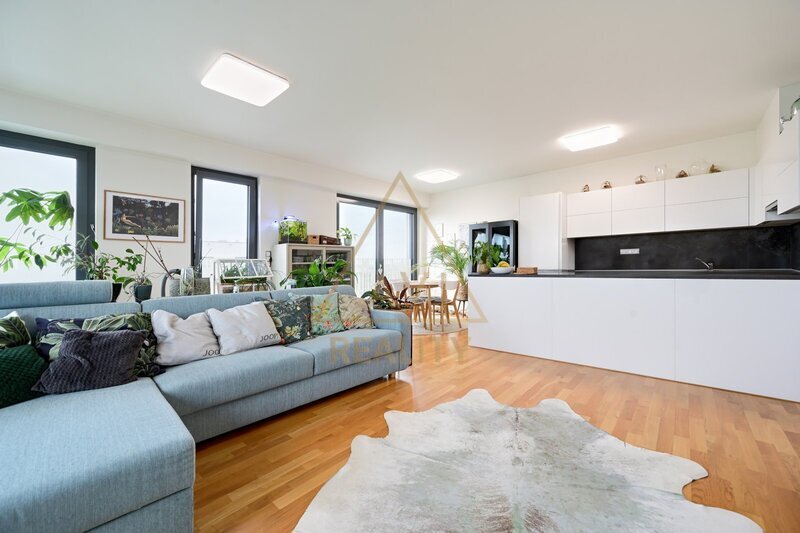 Pronájem bytu 4+kk 100m2 parkovací stání Garden Towers P3 Žižkov