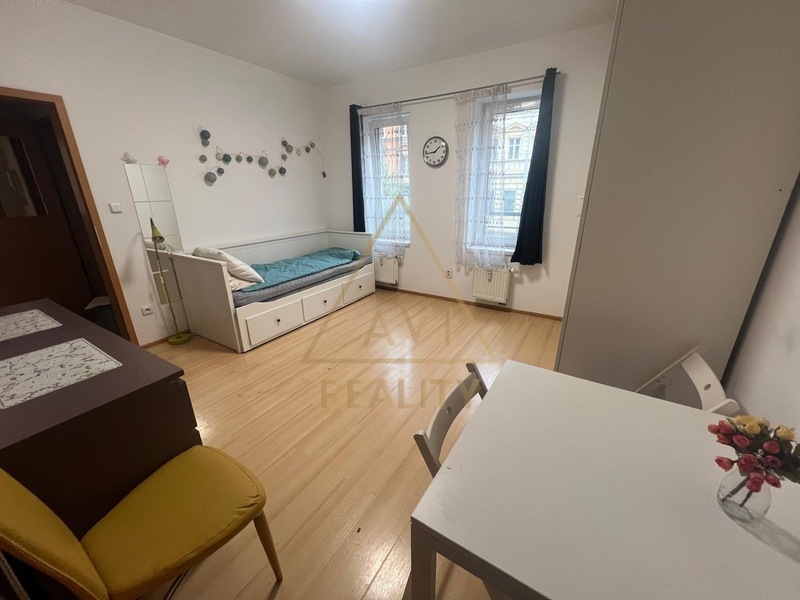 Pronájem bytu 1+kk 24m2 zařízený Praha 5 Plzeňská parkovací stání